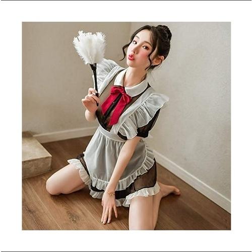 メイド服 メイド ランジェリー ワンピース エプロン セクシー コスプレ コスチューム 可愛い 萌え シースルー ベビードール |  | 05