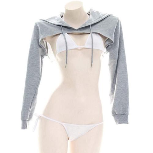 セクシー コスプレ ビキニ 短袖トップ コスプレランジェリーコスチューム ミニブラ マイクロビキニ コスチューム インナー ホルターネック |  | 02