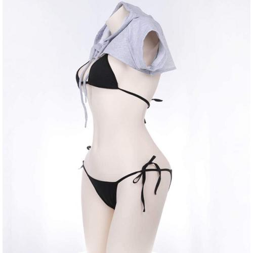 セクシー コスプレ ビキニ 短袖トップ コスプレランジェリーコスチューム ミニブラ マイクロビキニ コスチューム インナー ホルターネック |  | 06