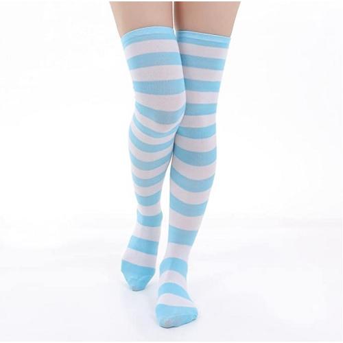 アニメ コスプレ 縞パン　ボーダー 3点セット （パンツ、ブラ、ニーハイソックス） |  | 07