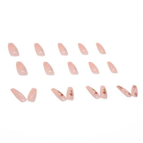 chip-006 ネイルチップ　薔薇　シアー感　ピンクベージュ　付け爪　綺麗　清楚　上品　クリア感　結婚式　イベント |  | 03