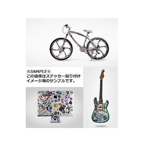 【D-ST002】【ギター・楽器・タブレット等のカスタマイズに!】 ロック・ポップス・メタル 系 洋楽 音楽 バンド ステッカー 艶あり・防水加工 自転車　ヘルメット |  | 02