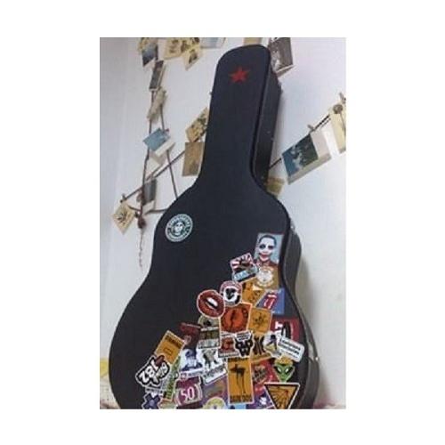 【D-ST009】レトロ アメリカン雑貨風 アンティーク　ステッカー 2枚セット スーツケースなどに |  | 01