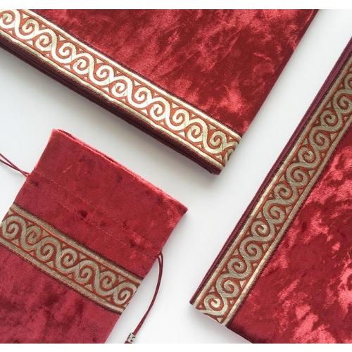 タロットクロス　高級感　大判　ベルベット　65cm×65cm　占い　カードがスムーズに　マジック　手品　マット　タロット |  | 02