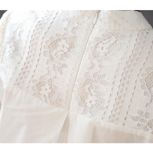 レースブラウス　マタニティ　ゆったり　体型カバー　大きめ　レディース　ブラウス　チュニック |  | 06