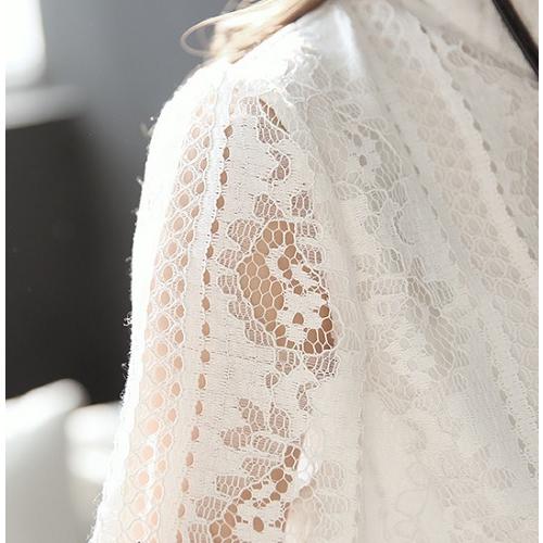 レースブラウス　マタニティ　ゆったり　体型カバー　大きめ　レディース　ブラウス　チュニック |  | 07