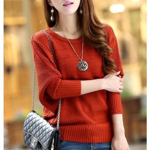 スプリング　オータム　春秋　 セーター リブニット メッシュ セーター プルオーバー 長袖 薄手 カットソー シャツ トップス |  | 03