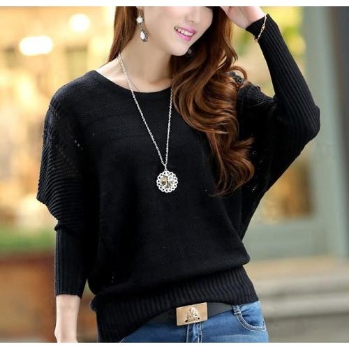 スプリング　オータム　春秋　 セーター リブニット メッシュ セーター プルオーバー 長袖 薄手 カットソー シャツ トップス |  | 05