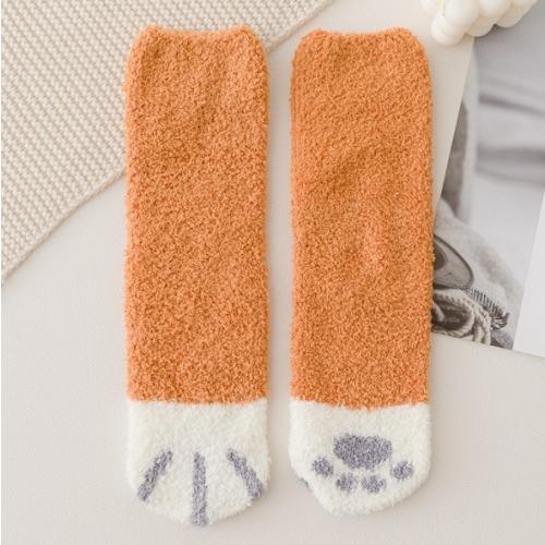 もこもこソックス　6色セット　猫　肉球　防寒　ルームソックス　可愛い　モコモコ靴下　靴下　ソックス |  | 05