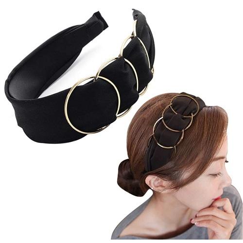 カチューシャ レディース 変装用 ヘアバンド 幅広 シンプル 髪飾り 花 パーティー 結婚式 花嫁 ヘアアクセサリー 女の子 | 
