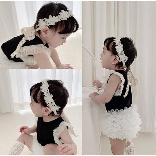 ベビー ヘアバンド カチューシャ こども お花 子供 ヘアアクセサリー リボン 女の子 赤ちゃん かみかざり おしゃれ フォーマル お宮参り  誕生日 プレゼント |  | 02