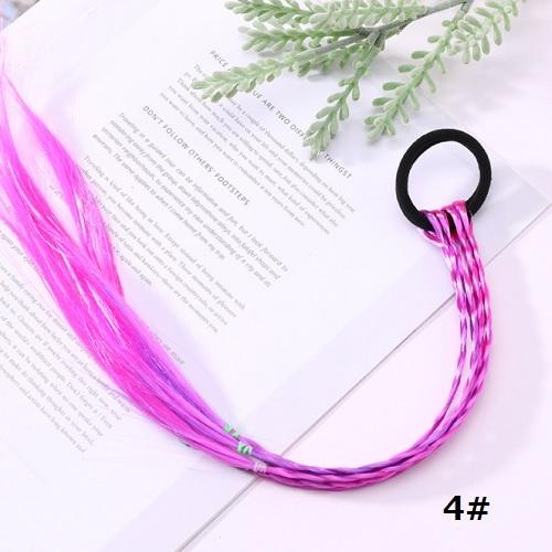 カラーエクステ　三つ編み　3本セット　カラフル　グラデーション　キッズ　メッシュ　ヒップホップ　レゲエ　ダンス |  | 04