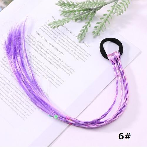 カラーエクステ　三つ編み　3本セット　カラフル　グラデーション　キッズ　メッシュ　ヒップホップ　レゲエ　ダンス |  | 06