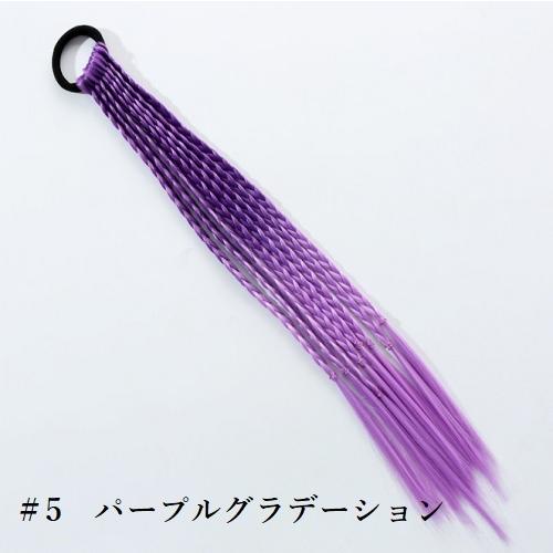 カラーエクステ 8束　三つ編み　2本セット　カラフル　グラデ　キッズ　ヘアー　8束　ヒップホップ　レゲエ　ダンス　ダンサー |  | 05