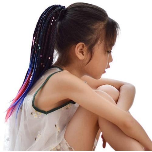 エクステ　三つ編み　カラー　４色セット　カラフル　キッズ　ヘアー　メッシュ　つけ毛　つけ髪　ヒップホップ　レゲエ　ダンス　ダンサー |  | 04