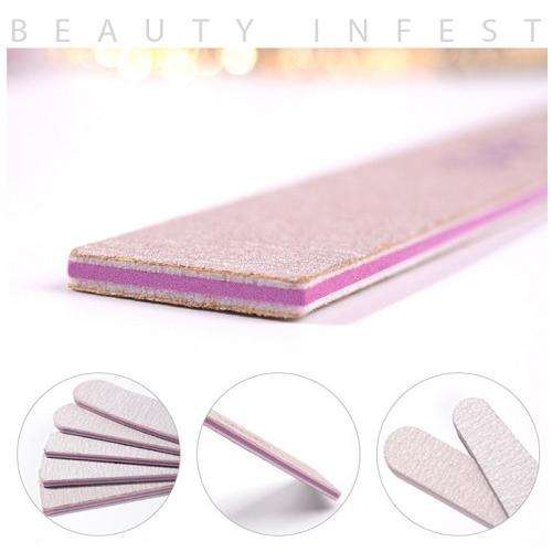 tool-003 ネイルファイル 100/180 ジェルネイル用ファイル 10本 5つの形 爪やすり 爪磨き ゼブラファイル ネイルバッファー ネイルツール ネイル用品 |  | 04