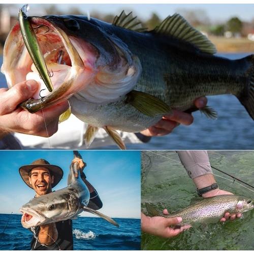 【R-0018】海釣り 淡水 ルアー セット, 5個セット アシストフック 渓流ルアー シーバス ヒラメ オールシーズン 8.5cm 8.4g フローティングミノー |  | 06