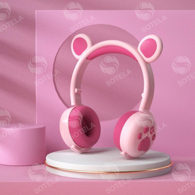 クマ耳ヘッドセット ヘッドフォン 最新型ヘッドセット かわいい
