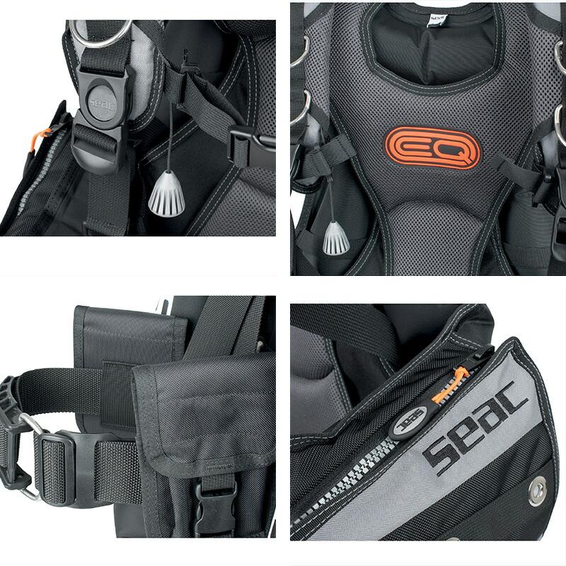 BCD SEAC シアック スキューバダイビング 重器材 EQ PRO スクーバ