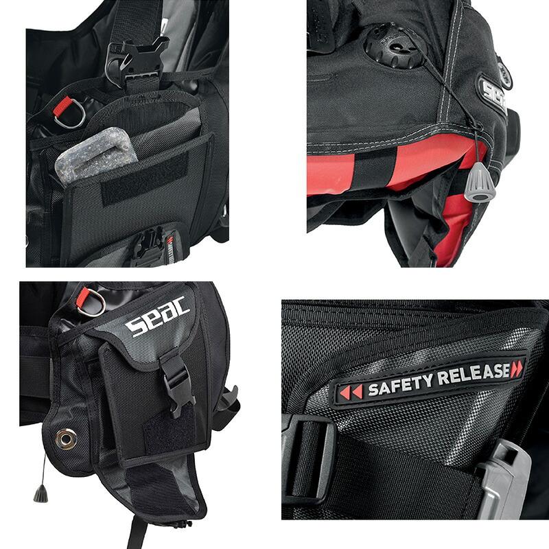 BCD SEAC シアック スキューバダイビング 重器材 SMART スクーバ