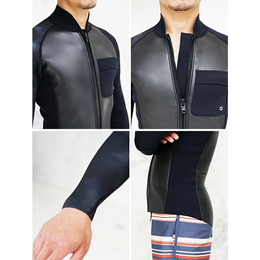 Hele i Waho（ヘレイワホ） ウェットスーツ メンズ ジャケット ロング