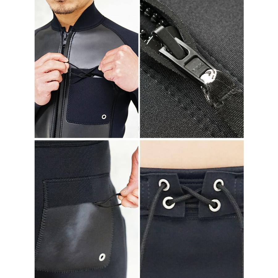 Hele i Waho（ヘレイワホ） ウェットスーツ メンズ ジャケット ロング