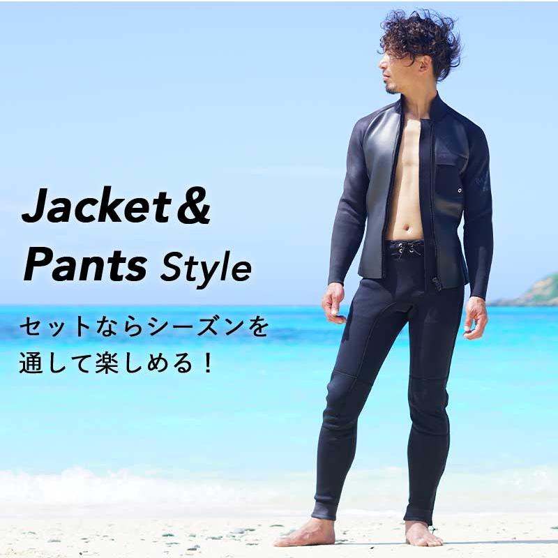 Hele i Waho（ヘレイワホ） ウェットスーツ メンズ ジャケット ロング