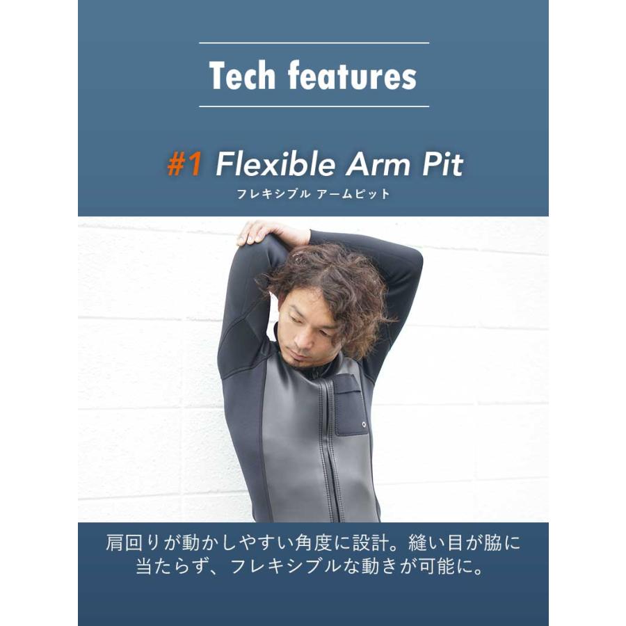 Hele i Waho（ヘレイワホ） ウェットスーツ メンズ ジャケット ロング