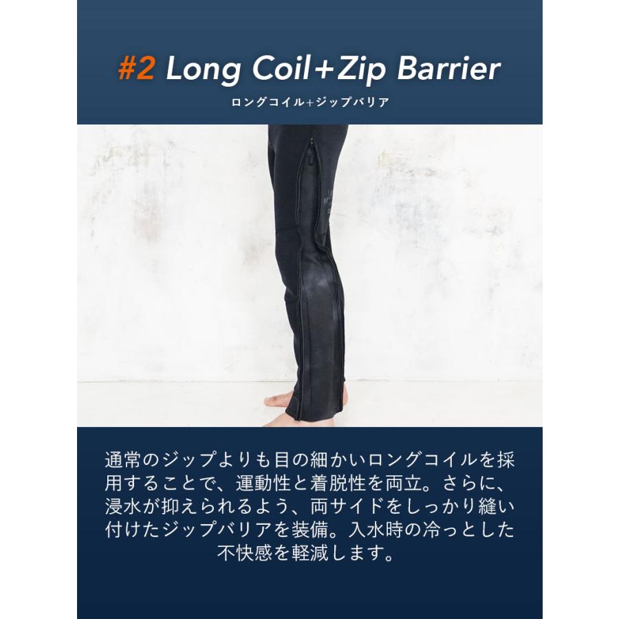 Hele i Waho（ヘレイワホ） ウェットスーツ メンズ ジャケット ロング