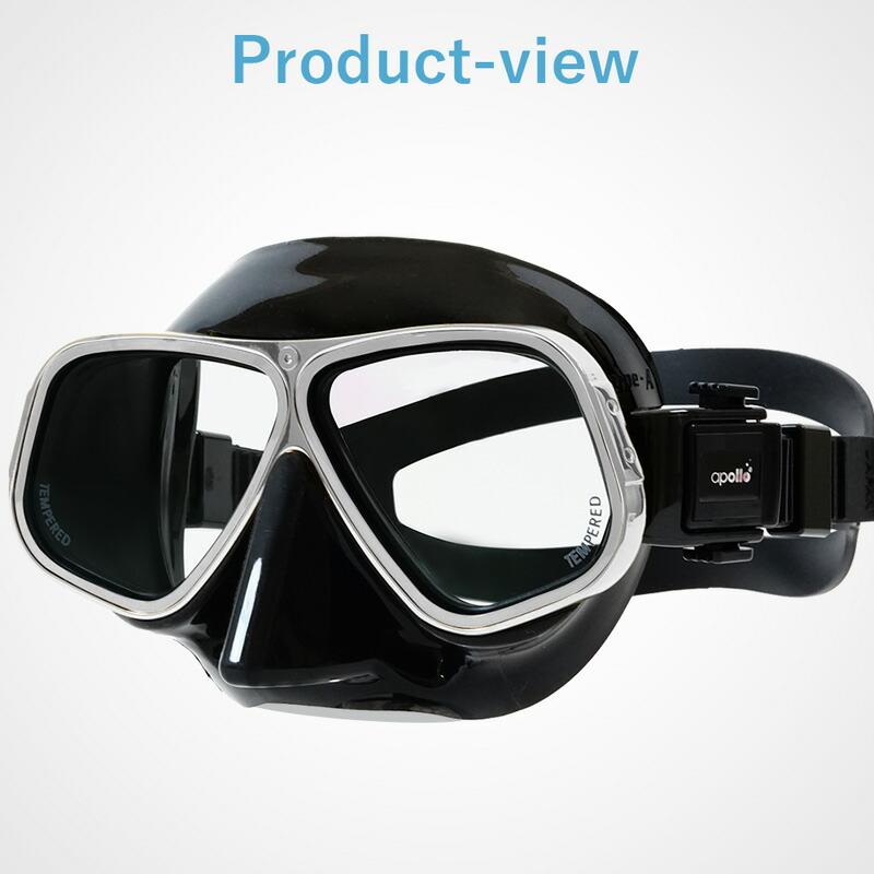 ダイビング マスク アポロ apollo バイオメタルマスク pro クロム bio  