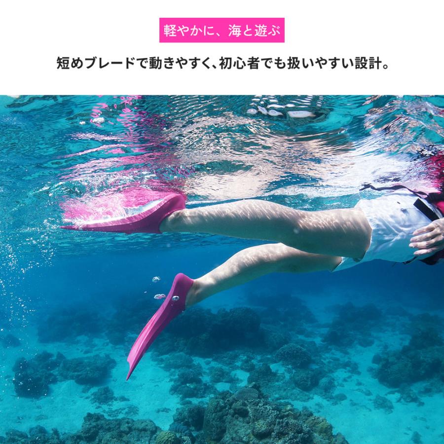 シュノーケリング スノーケリング スキンダイビングラバーフィン