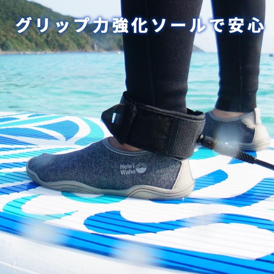 ウォーターシューズ 男女兼用 水陸両用 速乾 排水 軽量 マリンシューズ シュノーケル フィットネス ジム 海 川 22~28cm | Hele i Waho | 13