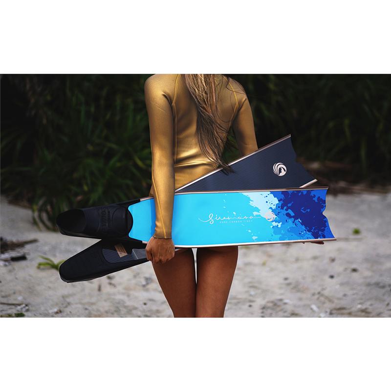 【アウトレット品】 ロングフィン スキンダイビング フリーダイビング SIRENIANA シレニアナ カーボンフィン 【ZYX1383511797】(48575円)