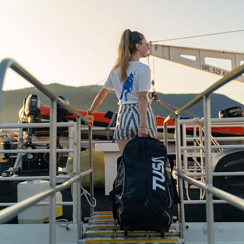 TUSA メッシュローラーバッグ 92L 数量限定 キャリーバッグ ダイビング