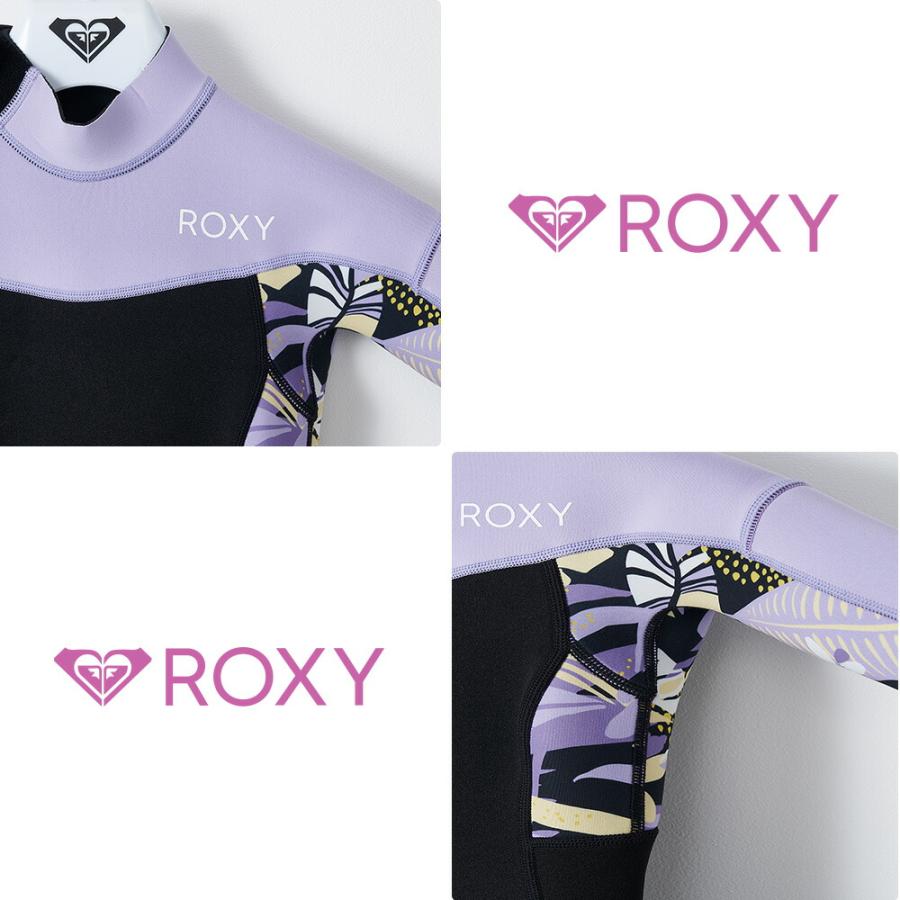 ROXY ロキシー ウェットスーツ キッズ スプリング　　　 ピンク/黒 美品 ROXY ロキシー ウェットスーツ キッズ スプリング バックジップ