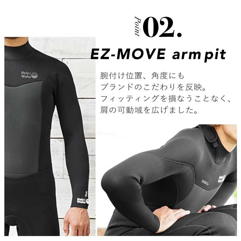 Hele i Waho（ヘレイワホ） ウエットスーツ フルスーツ 3mm メンズ
