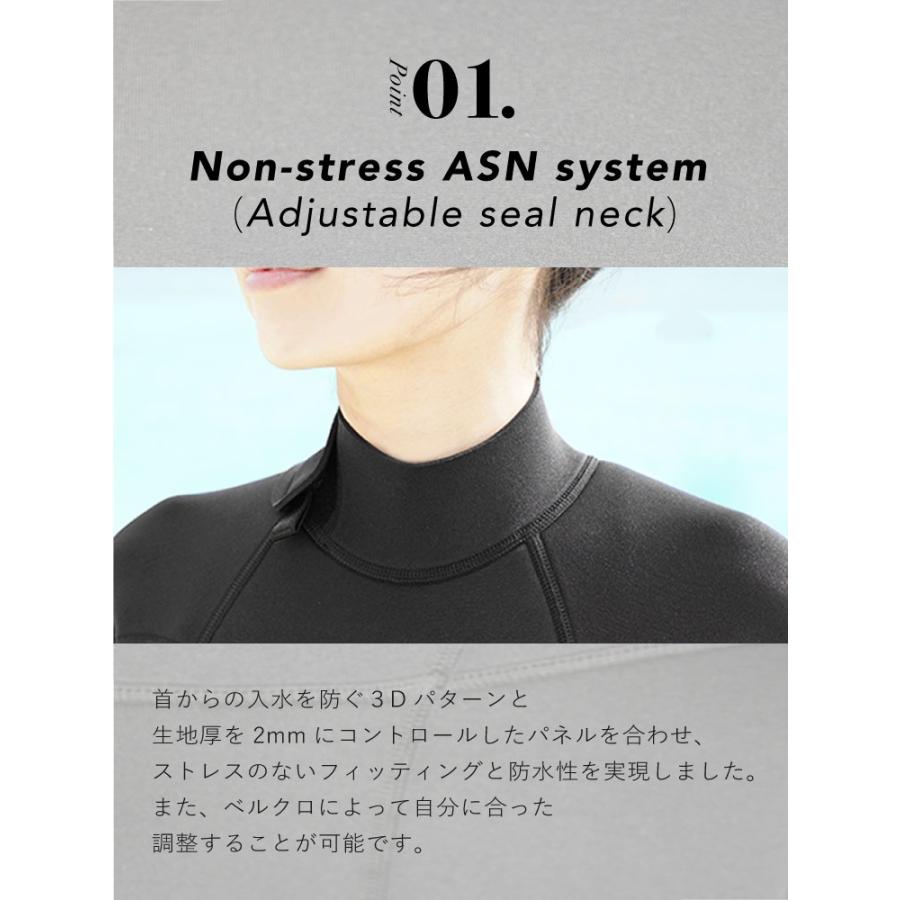 Hele i Waho（ヘレイワホ） ウエットスーツ シーガル 3mm レディース