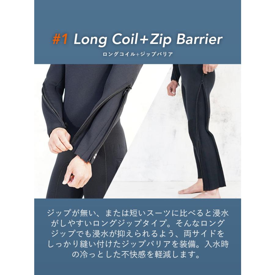 Hele i Waho ウエットスーツ フルスーツ 5×4mm メンズ ロング