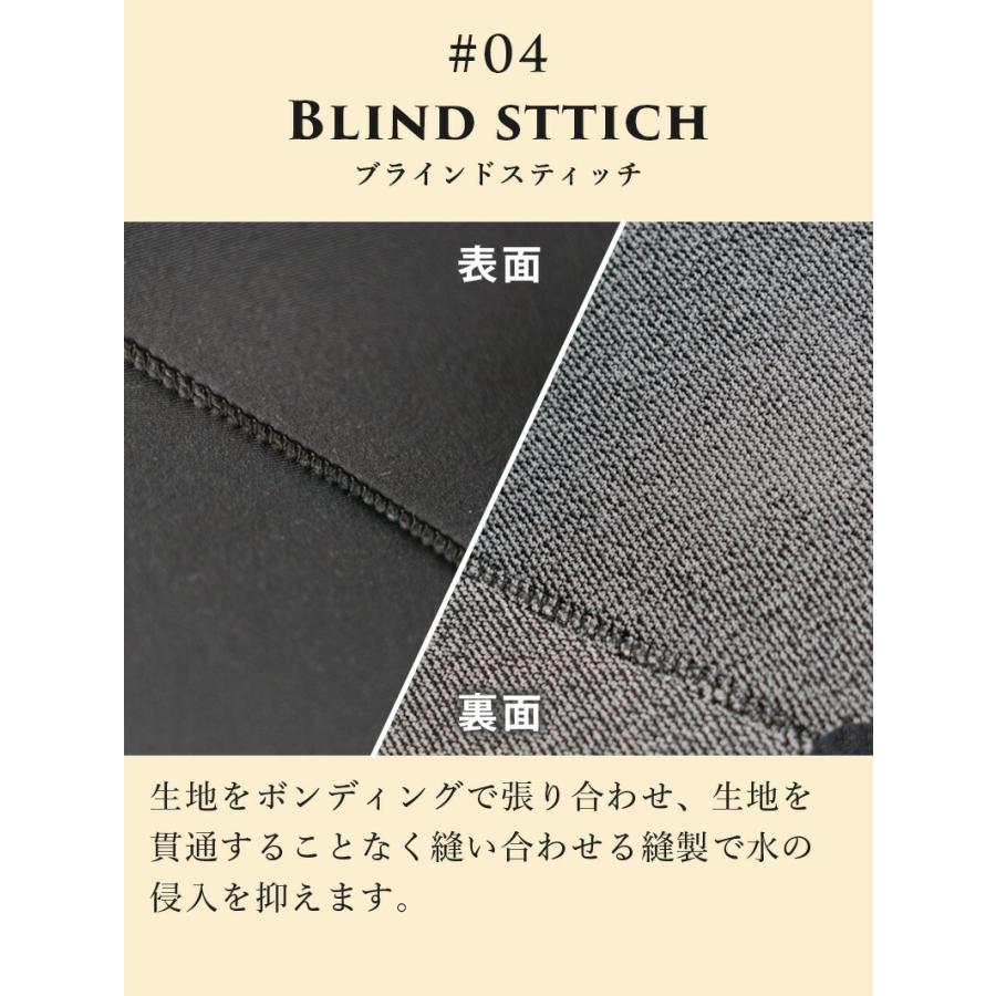セミドライ ウエットスーツ 5×4mm メンズ ジャージ 裏起毛 日本人向けサイズ オールシーズン対応 サーフィン ダイビング用 | Hele i Waho | 09