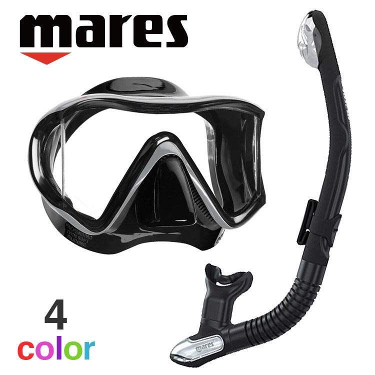 mares（マレス） ダイビング マスク シュノーケル セット 軽器材 2点