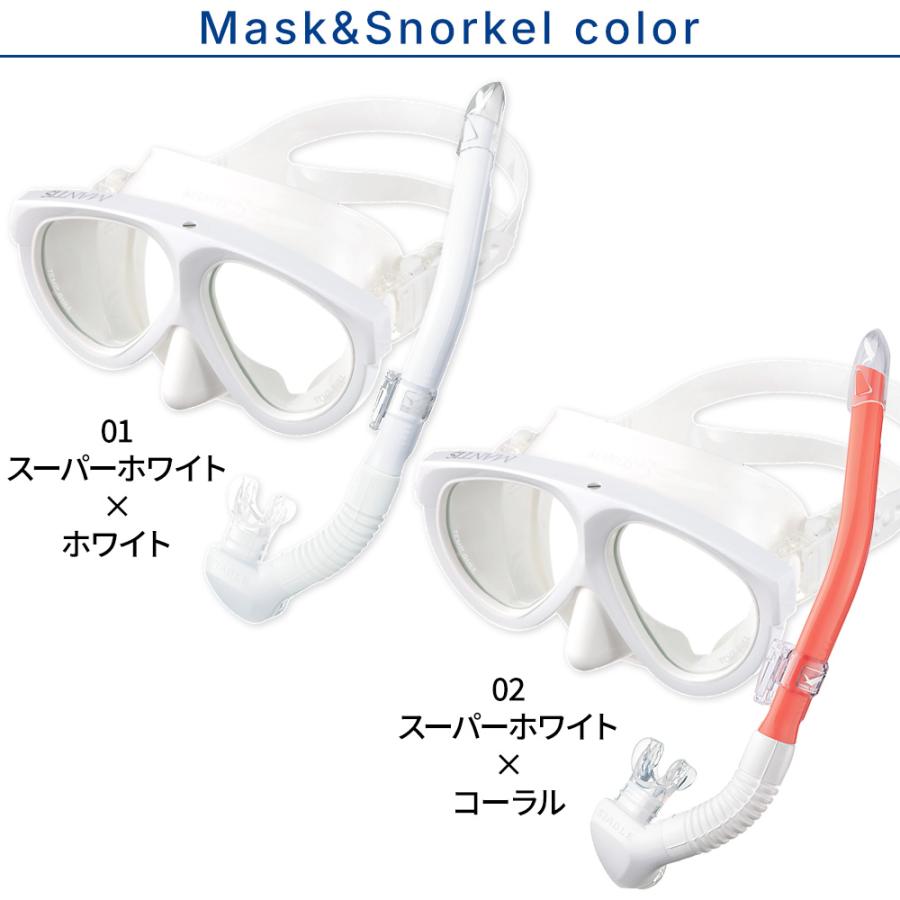 ダイビング 軽器材セット GULL ミュー マンティス 5 レイラステイブル スキンダイビング 【mantis5WT-le_5
