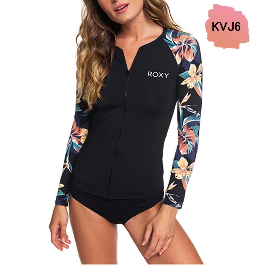 Roxy ロキシー ラッシュガード レディース 長袖 水着 ジップアップ Fashion Zip Ls Lycra Grjwr Diving Hid 通販 Yahoo ショッピング