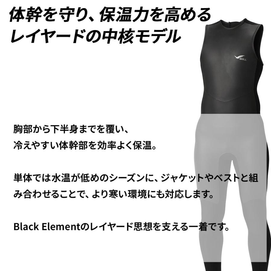 GULL（ガル） ダイビング 3mm SKIN ロングジョン メンズ ウェット