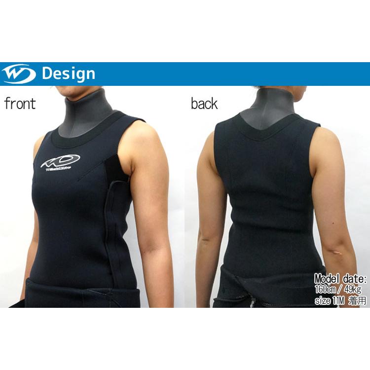 ワールドダイブ　ウェットスーツ　DCドライネックベスト　World Dive ワールドダイブ ドライスーツ ＊3.5mm／XDA20R／WORLD DIVE(ワールド