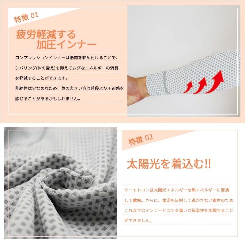 ホットカプセル　サーモトロン　インナー　メンズ HOT CAPSULE ホットカプセル サーモトロン メンズ ロングスリーブ