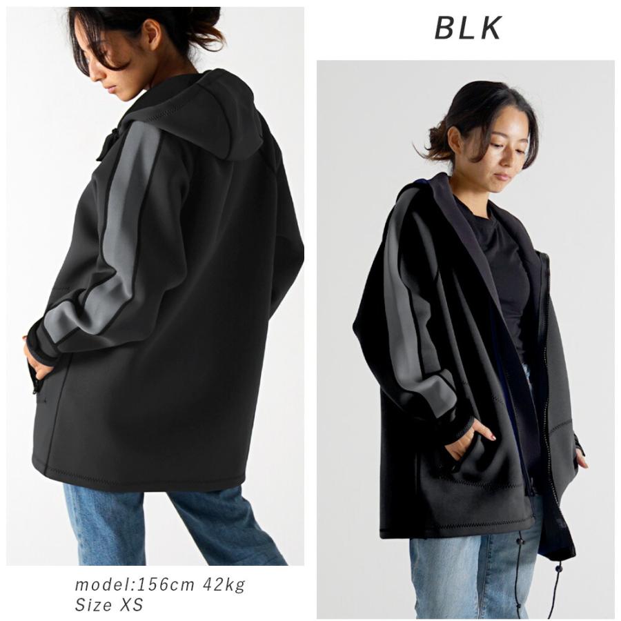 ボートコート 男女兼用 1.5mm ジャージ 防寒 防風 保温 フード付き 大