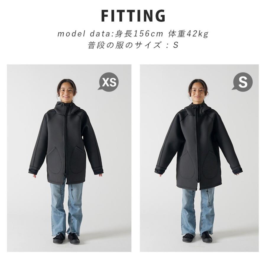 ボートコート 男女兼用 1.7mm スキン 防寒 防風 防水 フード付き 大