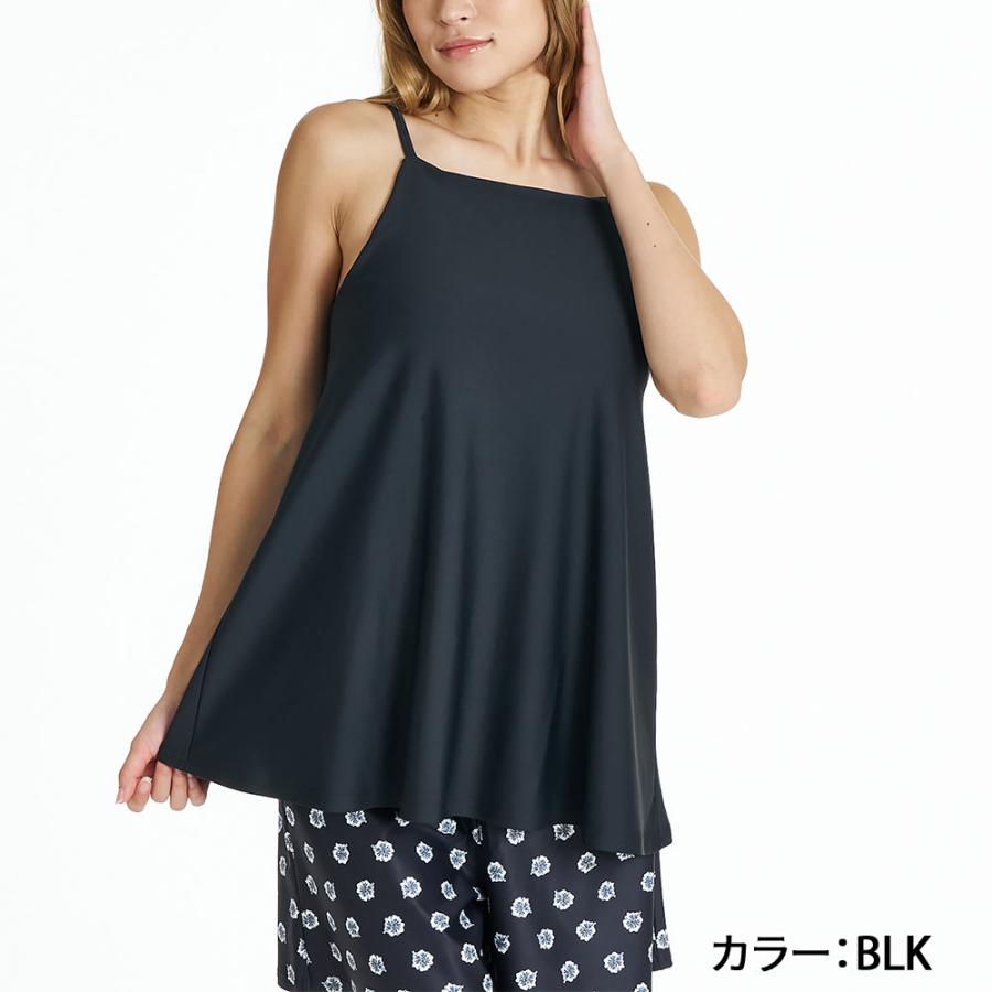 ロキシー タンキニ セット水着 カップ付きキャミ フレアシルエット 塩素対応 体型カバー HIBISCUS COVE RSW262005_1