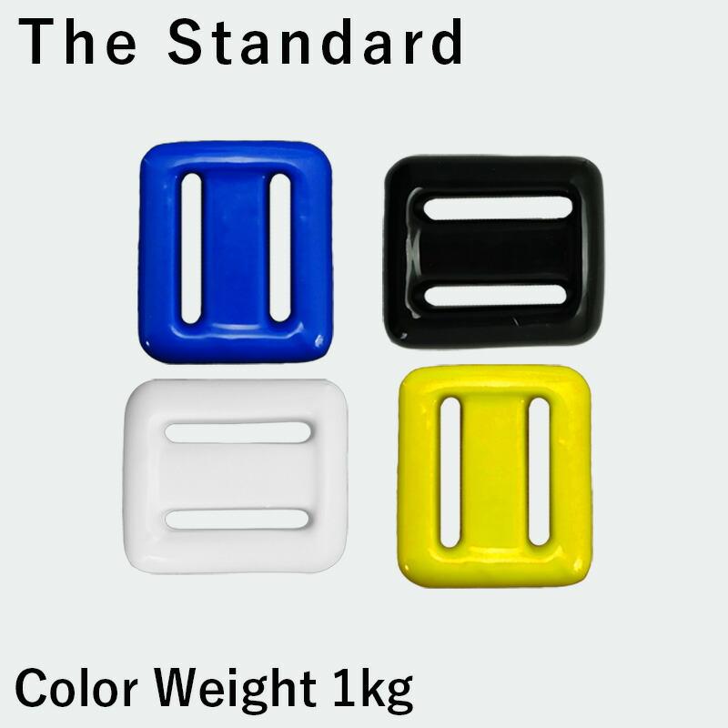 ダイビング ウェイト カラーウェイト 1kg 鉛 スキューバダイビング スピアフィッシング フリーダイビング 素潜り The standard | ブランド登録なし