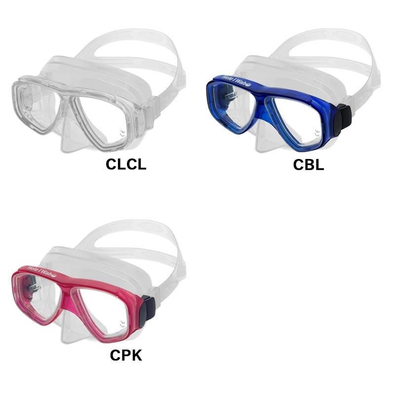 Hele i Waho（ヘレイワホ） ダイビングマスク 度付きレンズ セット